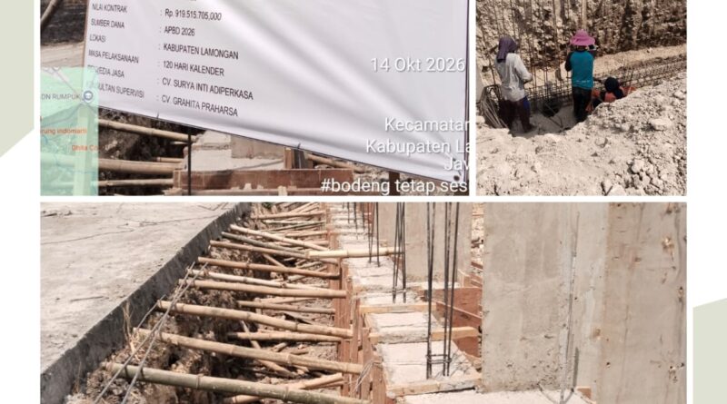 DIDUGA TAK SESUAI RAB! PROYEK RP 919 JUTA PENGGANTIAN JEMBATAN RUMPUK MANTUP DISOROT, APD PEKERJA JUGA DIABAIKAN