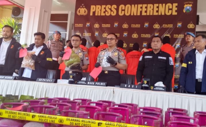 600 Tabung Gas Melon Sekali Produksi! Polres Pasuruan Bongkar Jaringan Oplosan LPG, 8 Tersangka Ditangkap