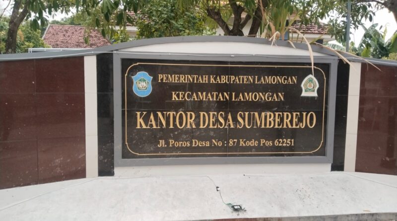 DUGAAN MANIPULASI ANGGARAN KETAHAN PANGAN 20% DANA DESA 2025 DI DESA SUMBEREJO LAMONGAN DISOROT