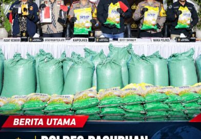 Polres Pasuruan Berhasil Tangkap 4 Tersangka Dugaan Pengemasan Ulang Beras SPHP