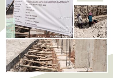 DIDUGA TAK SESUAI RAB! PROYEK RP 919 JUTA PENGGANTIAN JEMBATAN RUMPUK MANTUP DISOROT, APD PEKERJA JUGA DIABAIKAN