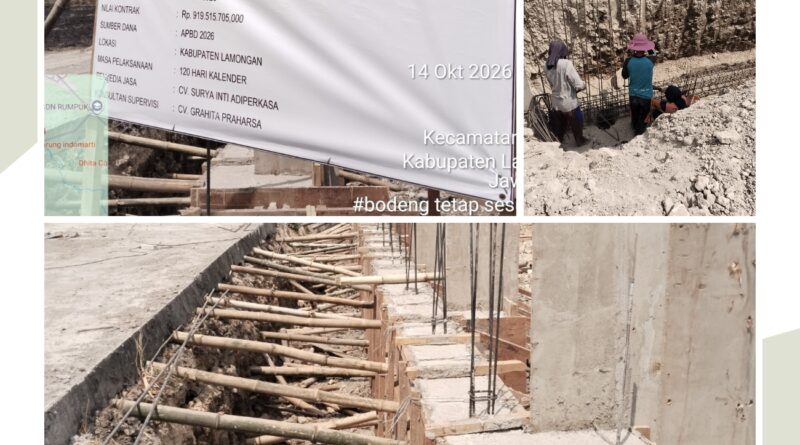 DIDUGA TAK SESUAI RAB! PROYEK RP 919 JUTA PENGGANTIAN JEMBATAN RUMPUK MANTUP DISOROT, APD PEKERJA JUGA DIABAIKAN