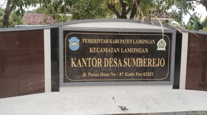 DUGAAN MANIPULASI ANGGARAN KETAHAN PANGAN 20% DANA DESA 2025 DI DESA SUMBEREJO LAMONGAN DISOROT