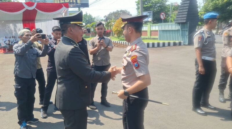 Jaga Sinergitas dan Kolaborasi, Kapolres Pasuruan Kunjungi Makodim 0819 di HUT ke-81 TNI